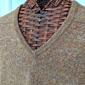 Vintage 80's Men's Puritan V-Neck Wool Blend Sweater